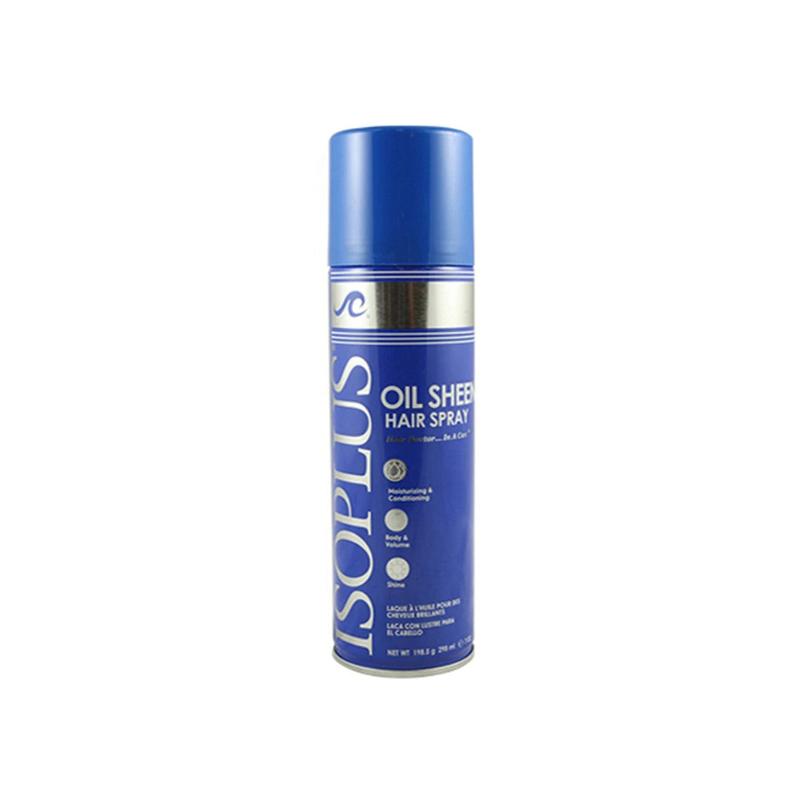 Isoplus Oil Sheen Protective Hair Spray with Dramatic Shine- 7 oz