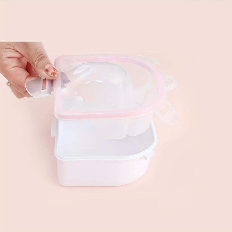 Nail Soaking Bowl, Nail Art Polish Removal Soaking Tray, Manicure Spa Tool for Nail Polish Remover