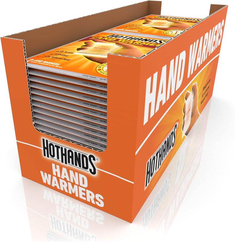 HotHands Hand Warmers - Long Lasting Safe Natural Odorless Air Activated Warmers - Up to 10 Hours of Heat - 40 Pair Winter