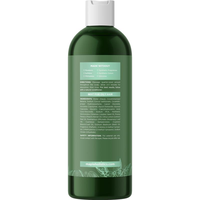 Maple Holistics Degrease Shampoo for Oily Hair Care Cleansing Clarifying Hydrating