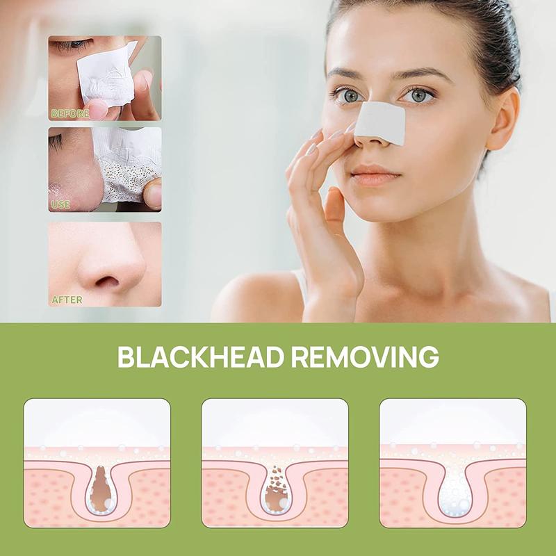 Blackhead Removal Mask, Nose Phyto Pore Strips, Pore Cleansing Purifying Exfoliating Mask