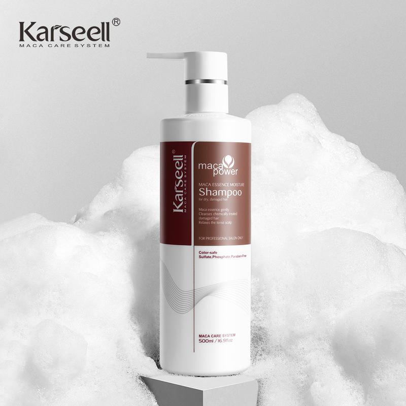 Karseell Argan Oil Shampoo Herbal Extracts Moisturizing Deep Repair Smoothing Shampoo Suitable for All Hair 16.9 oz 500 ml Coconut Conditioner