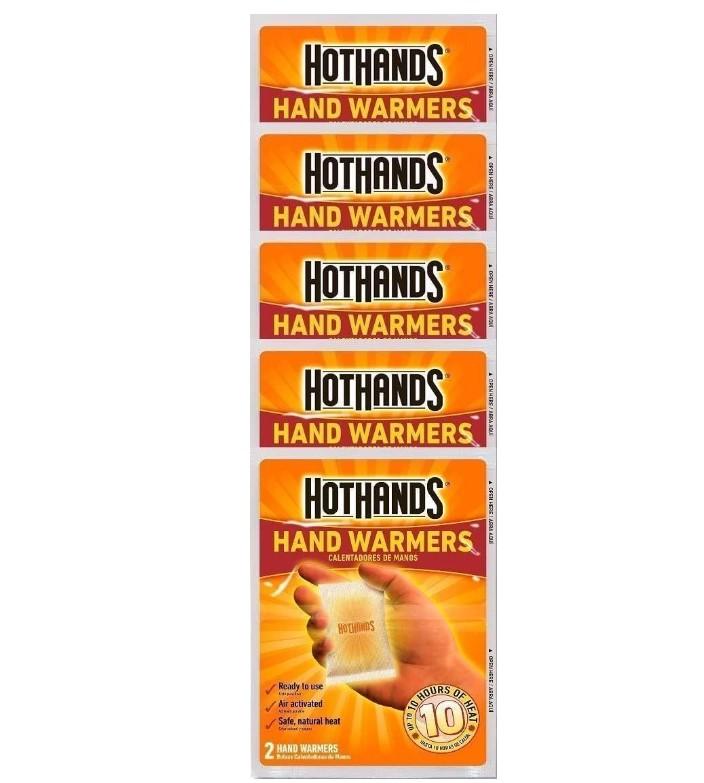 HotHands Hand Warmers, 10 count (5 pack with 2 warmers per pack)