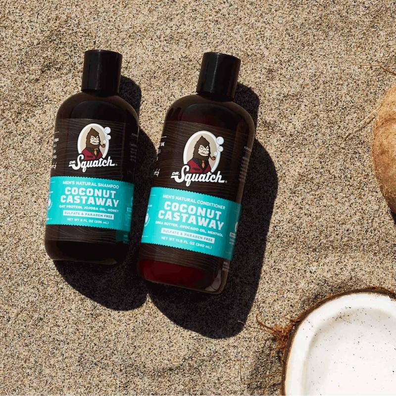 Dr. Squatch - Coconut Castaway Hair Care Kit