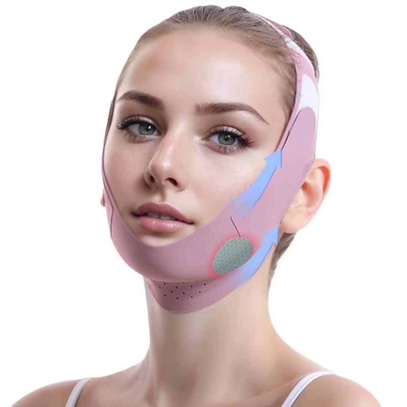 Double Chin Reducer V Line Face Lifting Tape Face Strap, Soft Silicone Chin Strap Face Shaper to Removing Double Chin for Women and Men, Black Friday, Christmas Gift