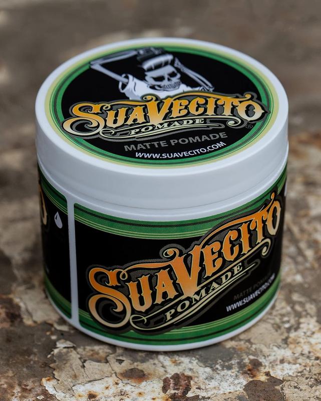 Suavecito Pomade Matte (Shine-Free) Formula 4 oz, 1 Pack - Medium Hold Hair Pomade For Men - Low Shine Hair Paste For Natural Texture Hairstyles