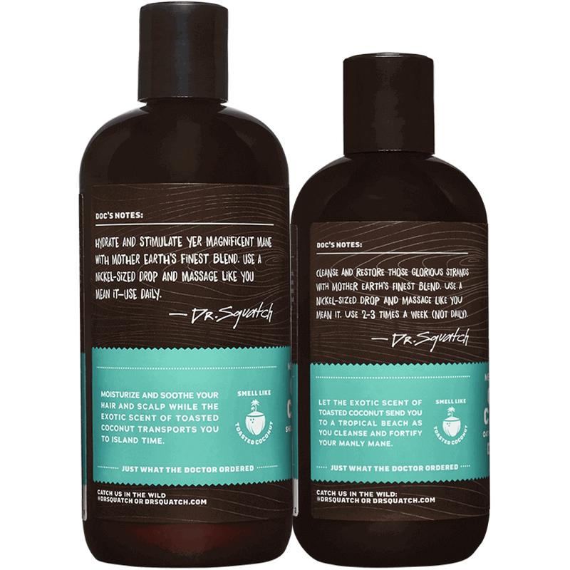 Dr. Squatch - Coconut Castaway Hair Care Kit