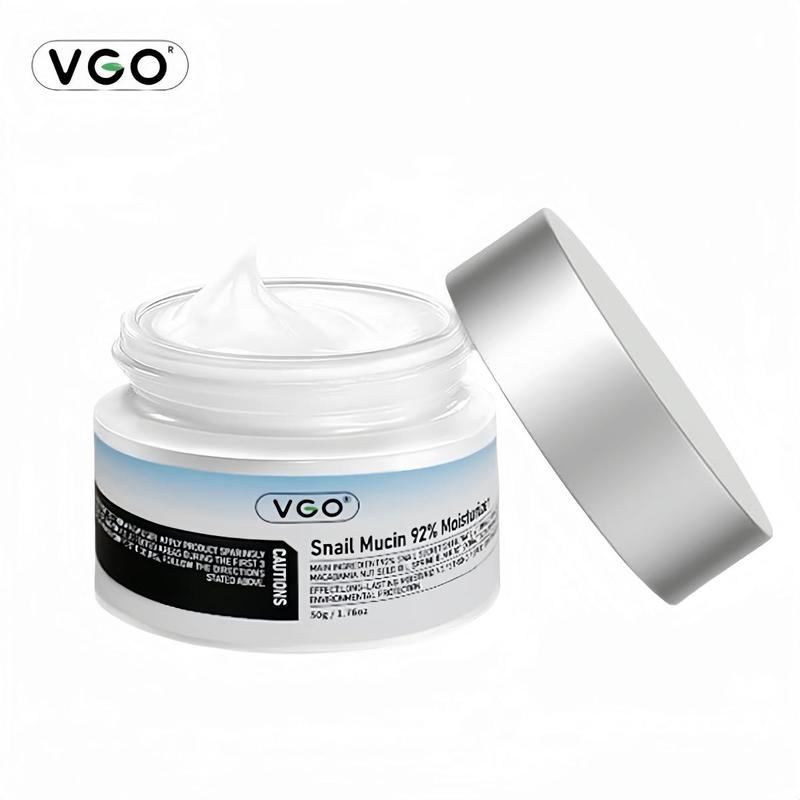 VGO Snail Mucin 92 %Essence Moisturizer | Baba De Caracol Restorative Hydration | Oil Control Moisturizer | La Roche Deep Hydration | Chemical Exfoliation for Dry and Sensitive Skin | Ordinary Gel B3 Hydrating Cream daily moisturizer