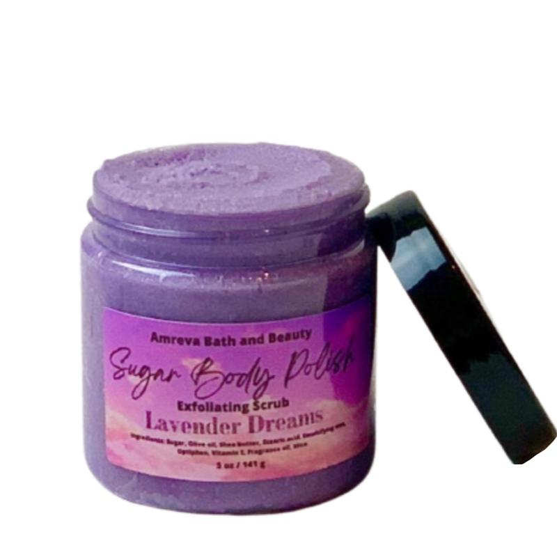 Whipped Sugar Body Scrub | Body Exfoliating Polish | Exfoliant | Skin Exfoliator