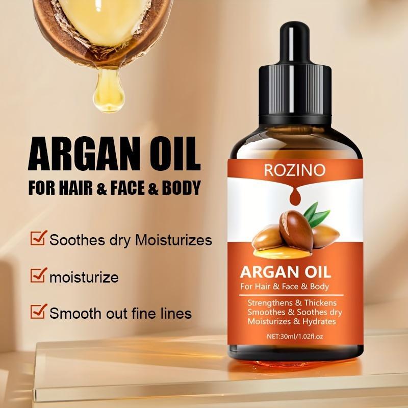 Organic Moroccan Argan Essential Oil, Body Skin Massage Essential Oil, Moisturizing & Nourishing Skin Essential Oil, Skin Care Product for Women