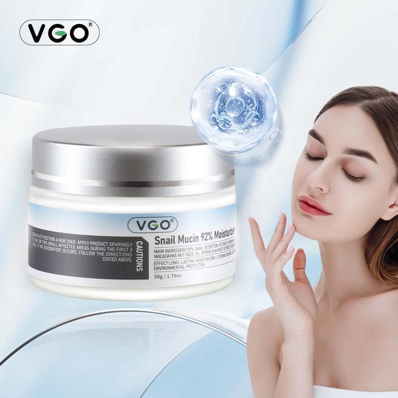 VGO Snail Mucin 92 %Essence Moisturizer | Baba De Caracol Restorative Hydration | Oil Control Moisturizer | La Roche Deep Hydration | Chemical Exfoliation for Dry and Sensitive Skin | Ordinary Gel B3 Hydrating Cream daily moisturizer