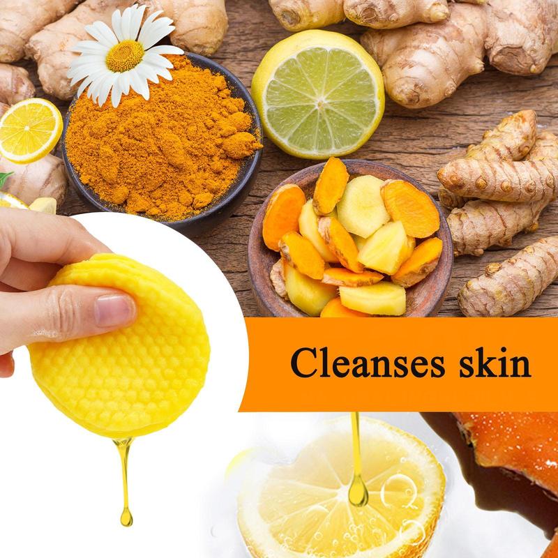 Kojic Acid Turmeric Cleansing Pads, 60pcs box Balances Skin Oil, Mild and Non-irritating, Moisturizes The Skin and Enhances Skin Radiance