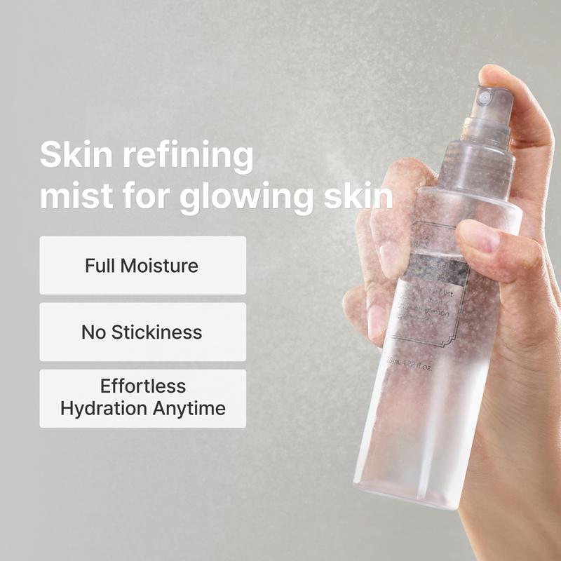 [DearKlairs] Fundamental Ampule Mist, 75% Green Tea Korean Face Toner Spray, Finishing Spray, Dewy Healthy Glow look, Set Makeup, Hydrating, Lightweight Facial Mist | Alcohol, Fragrance-Free ,Hyaluronic Acid, Skin Repair,Restore