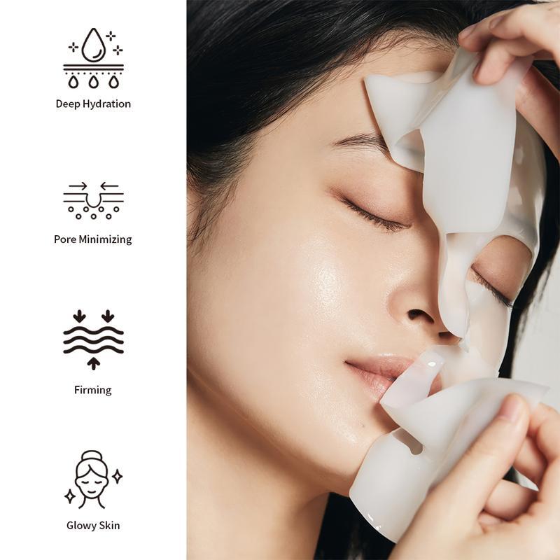 GGV Deep Collagen Face Mask,The Original Overnight Collagen Mask,Skin Firming, Daily Moisturizing & Nourishing, Skincare Delicate,Soothing and Smooth Skin Repair,Increase Skin Moisture,Comfort Facial Skin,5PCS Moisturize Radiant