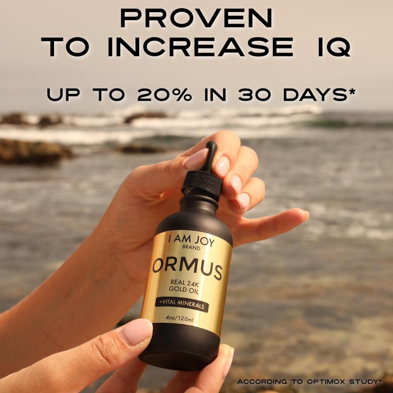 I Am Joy: Ormus Gold Oil Monoatomic Helps to Decalcify Pineal Gland, Repair DNA, Increase Manifestation Speed - Rich with Minerals Platinum, Iridium Using Non Chemical Solvent Extraction 4oz