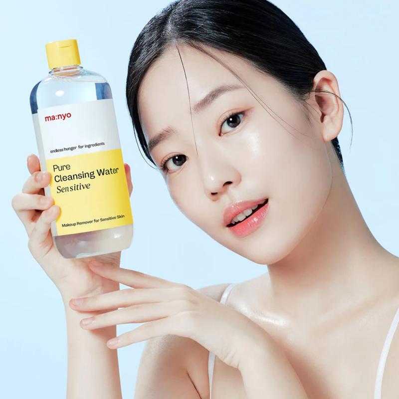 [ma:nyo Official Shop] Pure Cleansing Water Sensitive | Micellar Technology Makeup Remover Smooth Exfoliates