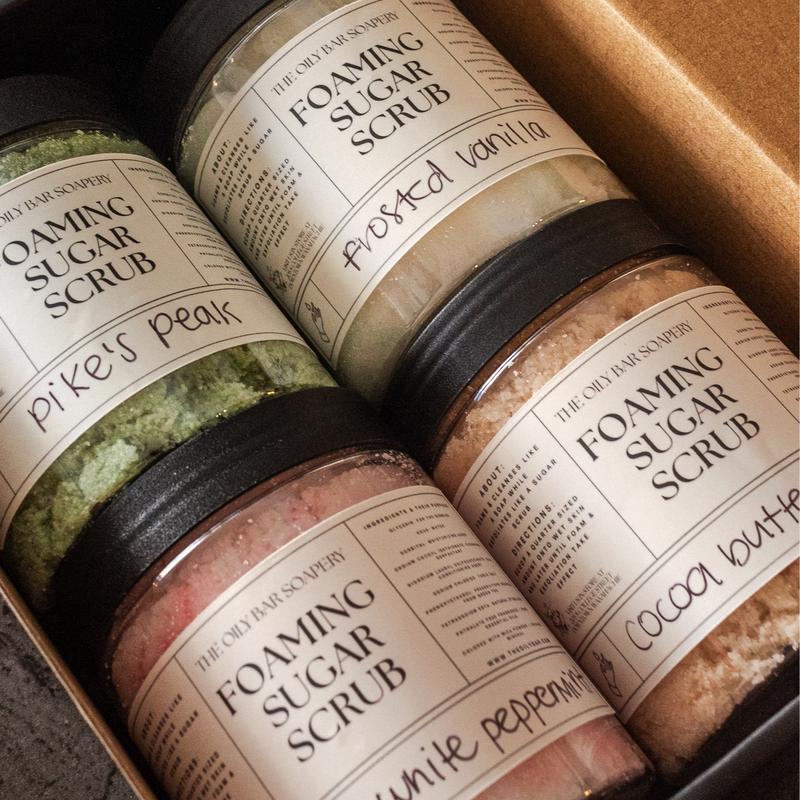 Foaming Sugar Scrub Holiday Sampler Pack