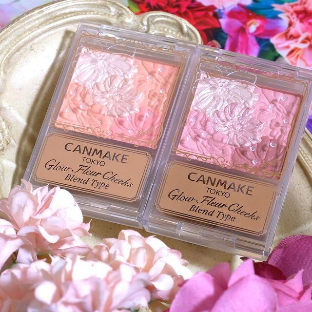 CANMAKE Glow Fleur Cheeks (Blend Type) Flower Makeup