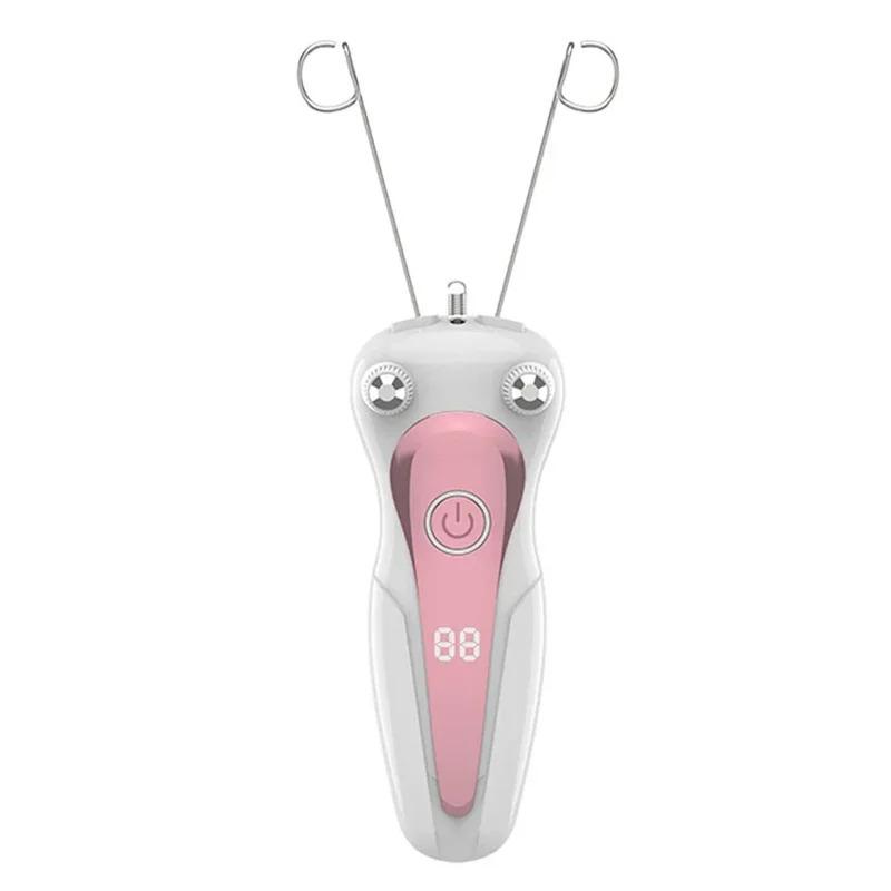 USB Rechargeable Body Hair Remover Women's Cotton Thread Leg Arm Shaver Razor Lady Beauty Neck Defeatherer Hair Epilator