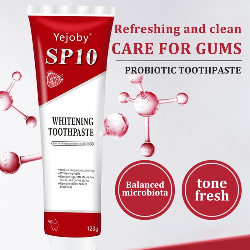 [Only $10.99!!!] Sp10 Probiotic Toothpaste,Sp-10 Ultra Whitening Toothpaste,Probiotics Bright White Toothpaste,Sp-10 Probiotic Toothpaste,Sp10 Toothpaste,Fresh Breath,Deep Cleaning Care Toothpaste oral health niacinamide toothpaste