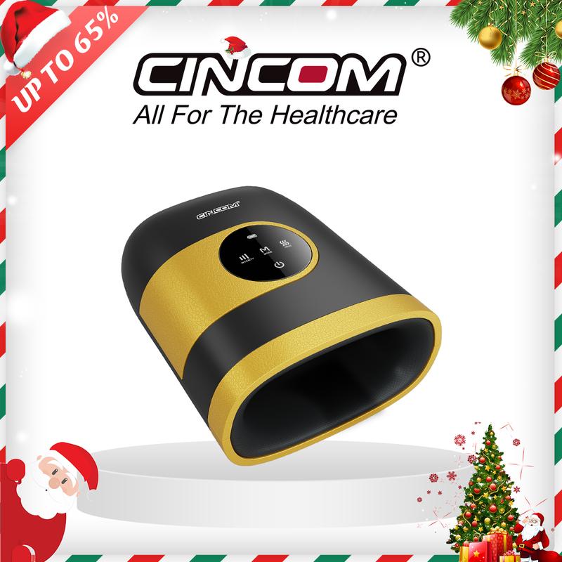 *Special Offer* on CINCOM New Hand Massager, Cordless Finger Soother with Gentle Warmth, Customizable Comfort Settings, Easy-to-Read Display, Rechargeable, Perfect for Relaxation, Ideal Gift for Loved Ones