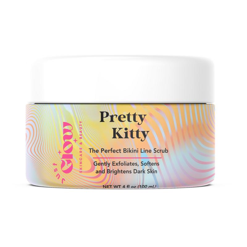 Pretty Kitty Brightening Scrub-Turmeric Scrub-Gently Exfoliates, Evens Skin Tone, Softens and Hydrates, Exfoliating Scrub Skin Care, Sugar Scrubs