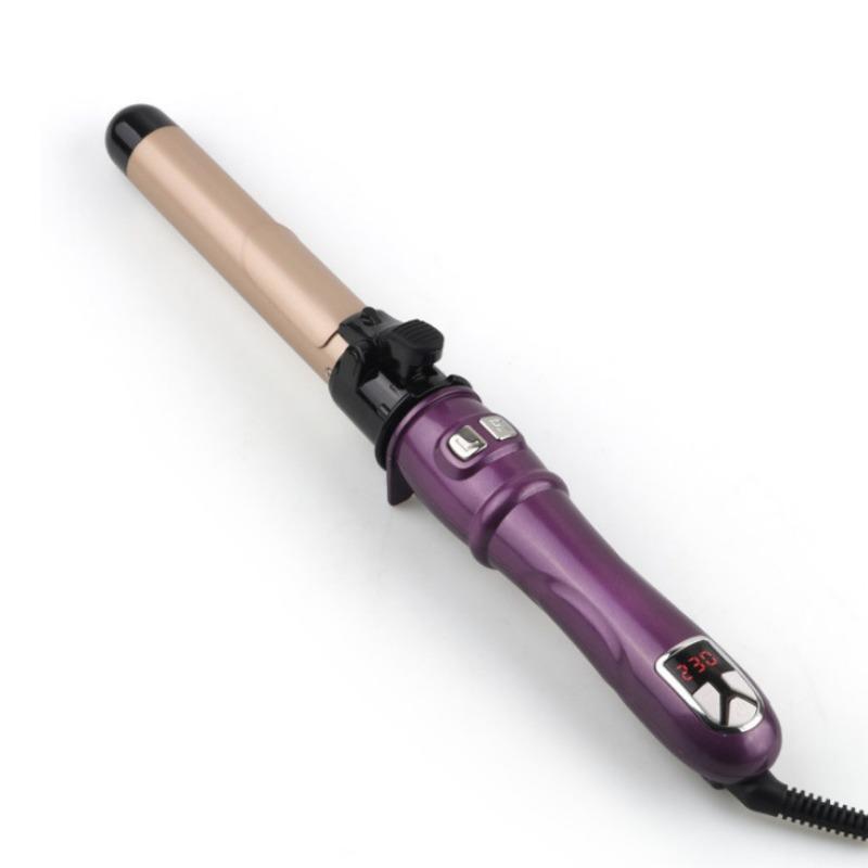 Automatic Curling Iron, Electric Heated Hair Curler, Portable Curly Hair Wand with Adjustable Heat Settings, Suitable for Home, Salon, Barbershop