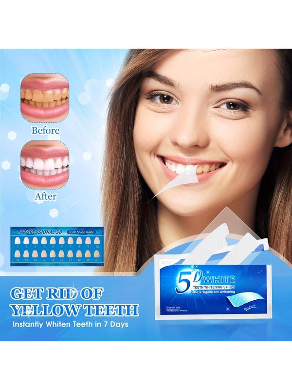 Teeth Whitening Strips for Teeth Sensitive, Whitening Strips Effective Teeth Whiting Strips Reduced Sensitivity White-Strips, Helps Remove Smoking Coffee Soda Stain Oral