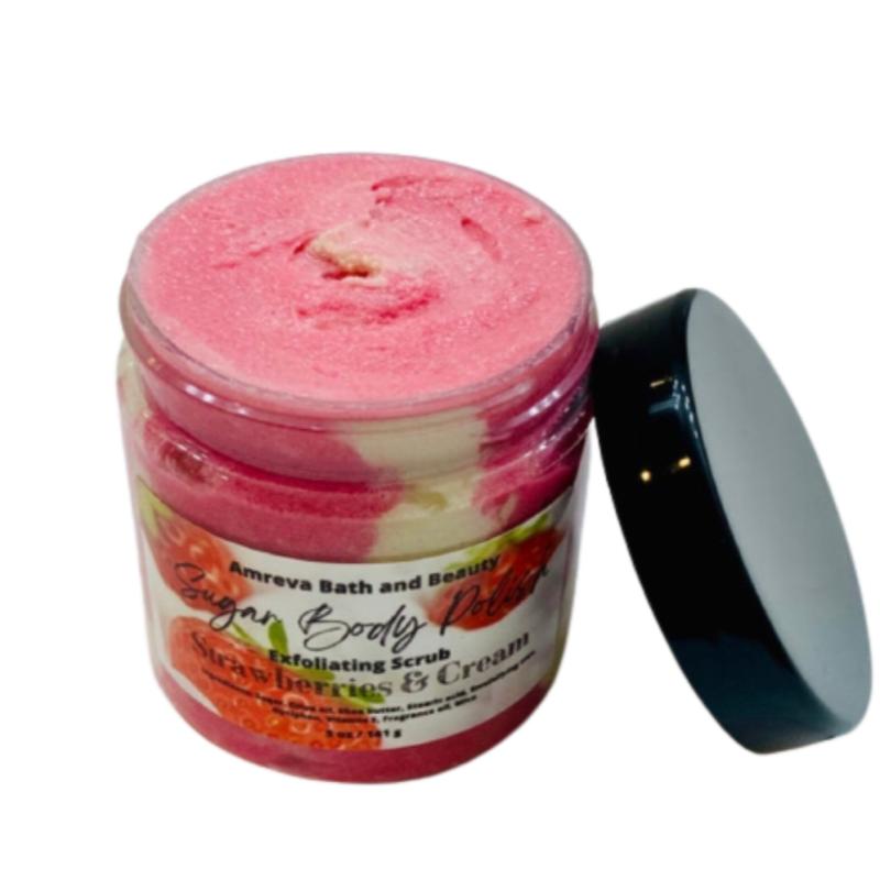 Whipped Sugar Body Scrub | Body Exfoliating Polish | Exfoliant | Skin Exfoliator