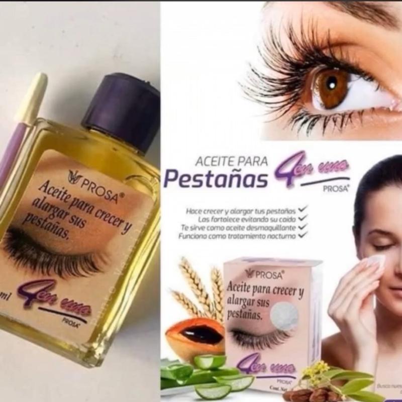 PROSA OIL FOR EYELASHES   ACEITE PARA PESTAŃAS 4 en Uno