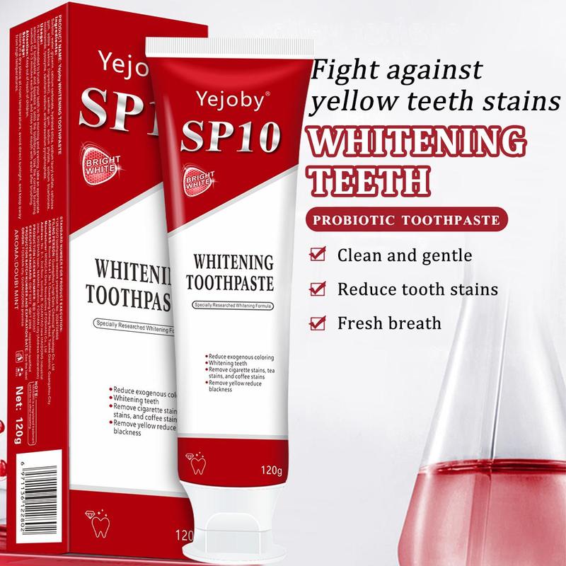 [Only $10.99!!!] Sp10 Probiotic Toothpaste,Sp-10 Ultra Whitening Toothpaste,Probiotics Bright White Toothpaste,Sp-10 Probiotic Toothpaste,Sp10 Toothpaste,Fresh Breath,Deep Cleaning Care Toothpaste oral health niacinamide toothpaste