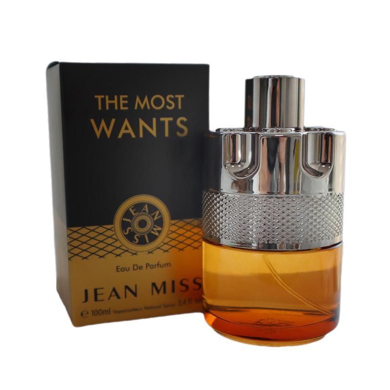 The Most Wants Men's Perfume 100ml By Jean Miss, woody orange scent long-lasting cologne for men