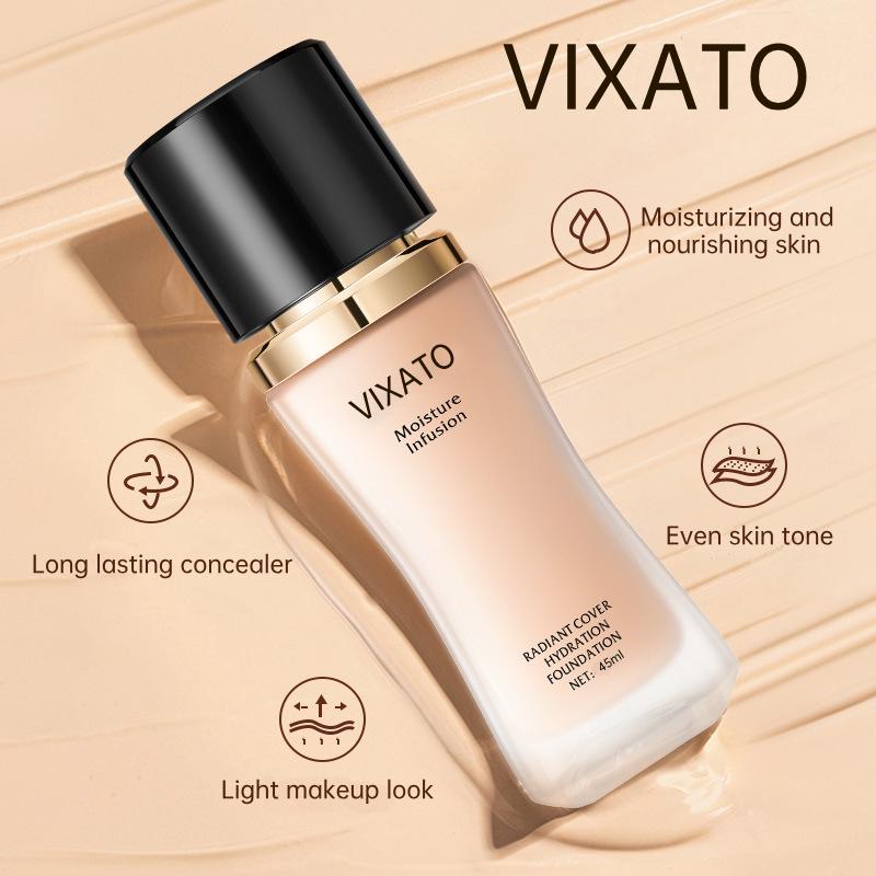 Vixato Flawless – Medium  & Oil Control for All Skin Types Coverage Moisture Moisturize Moisturizer Concealer Foundation