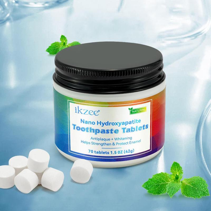 Nano Hydroxyapatite Toothpaste Tablets, Convenient and Effective Alternative To Traditional Toothpaste, Fresh Breath Toothpaste