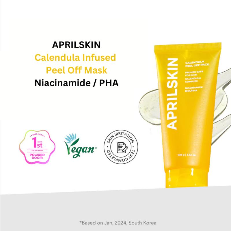 [APRILSKIN Official] 8M Calendula Daily Peel Off Mask | Refreshing burst, gently exfoliating impurities, minimizing pores | Korean Skincare