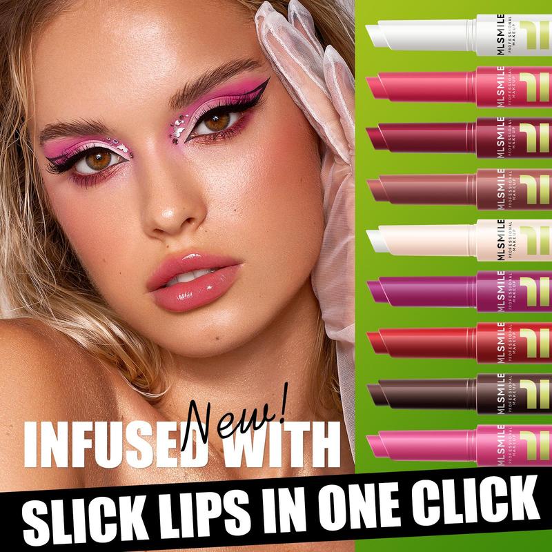 Long Lasting Lip Gloss, 3 Counts set Moisturizing Lipstick, Glossy Lip Glaze, Plumping Lip Oil Lip Stick for Girls & Women