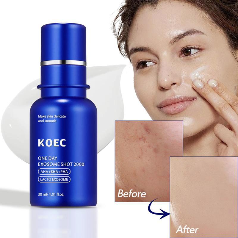 KOEC[Seven-day free trial,full refund if not satisfied]Korean family aesthetics 2-in-1 I experience glass gloss effect zero exosome needle essence+collagen niacinamide jelly cream combination facial skin care,girls,women,gifts,birthday gifts,holiday gifts