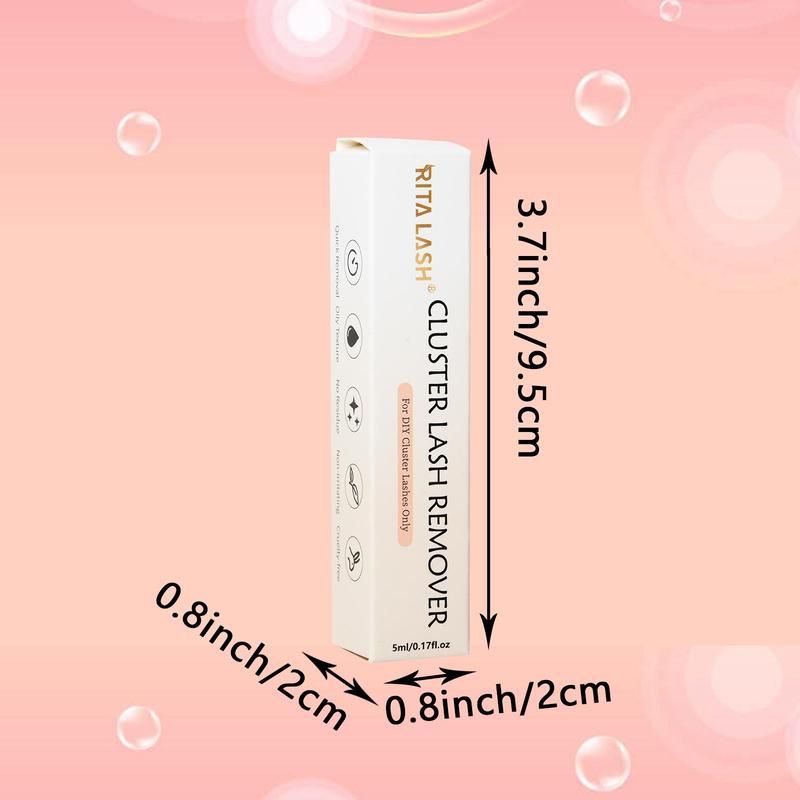 5ml Comfort Eyelash Glue Remover with Spiral Brush Head, Music Festival Makeup Essentials, Cosmetic Eye Lash Glue Remover Product, Eye Makeup, Makeup Products, Christmas Gift