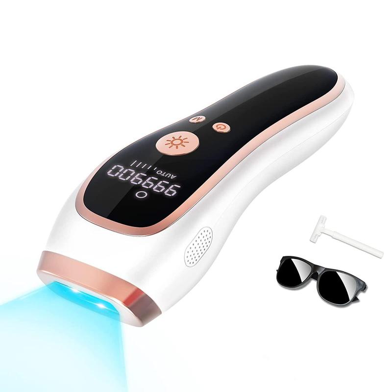 Professional IPL Laser Hair Removal Instrument, 1 Count Handheld Laser Removal Machine, Electric Epilator Hair Removal, Epilator Hair, At-home Use Hair Removal Tool for Women & Men