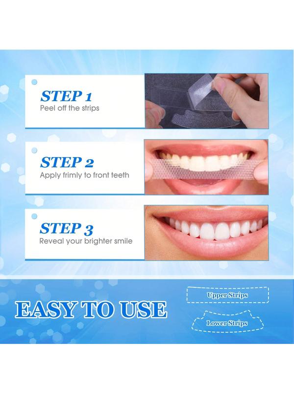 Teeth Whitening Strips for Teeth Sensitive, Whitening Strips Effective Teeth Whiting Strips Reduced Sensitivity White-Strips, Helps Remove Smoking Coffee Soda Stain Oral