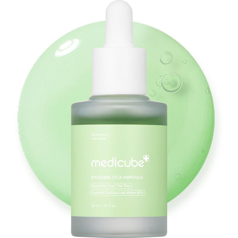 [Medicube Official] Exosome Cica Tea Tree Calming Ampoule for All Skin Type | Skin texture, Low-irritating, Moisturizing & Soothing Serum | Korean Skincare | 30ml