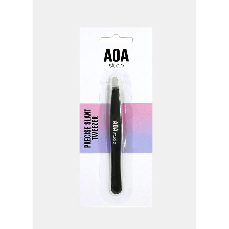 AOA Precision Slant Tweezer - Black