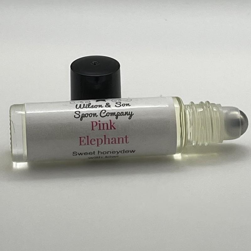 Pink Elephant Roll on Body Oil 10 ml roll on bottle