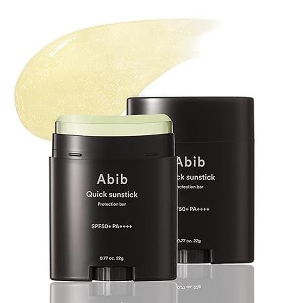 [Abib] Quick Sunstick Protection Bar SPF50+ PA++++, Sun Care, No Whitecast Sunscreen, No Sticky for All Type Skin, Face and Body, Less Stress, Sun Care