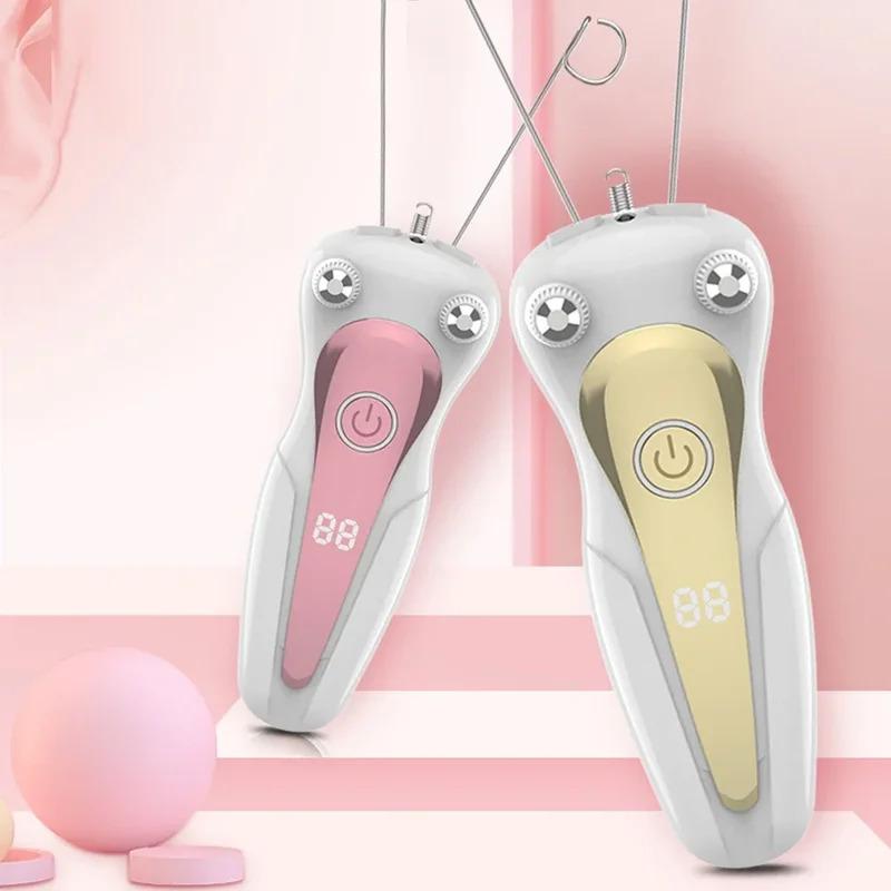 USB Rechargeable Body Hair Remover Women's Cotton Thread Leg Arm Shaver Razor Lady Beauty Neck Defeatherer Hair Epilator