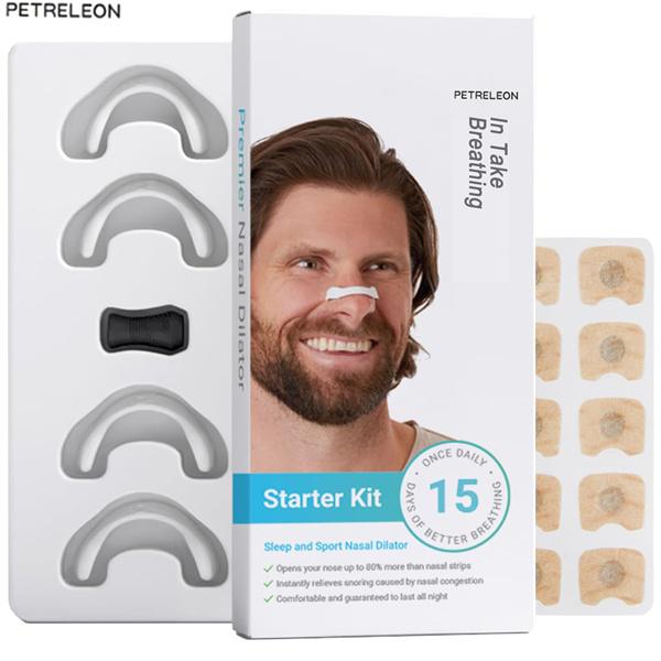 SZ-Hot Selling-Intake Breathing Nasal Strip Starter Kit,Boost Oxygen Intake, Reduce Snoring, Improve Sleep Quality,safe and effective - Intake Nasal Dilators can be combined with other sleeping aids like nasal sprays