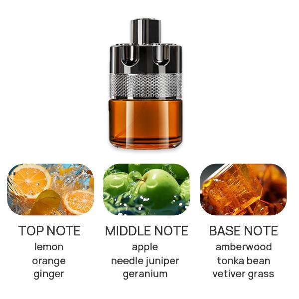 The Most Wants Men's Perfume 100ml By Jean Miss, woody orange scent long-lasting cologne for men