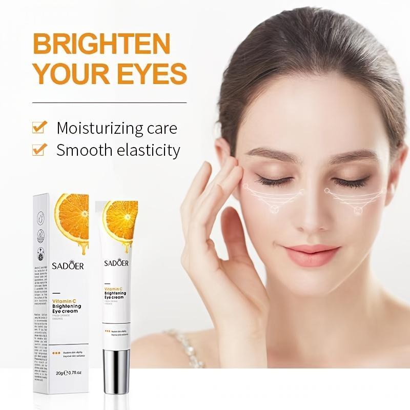 Natural Extracts Hydrating Eye Cream, Nourishing and Moisturizing Eye Cream, Eye Skin Refreshing Cream, Vitamin C  Aloe Vera  Pomegranate for Choosing