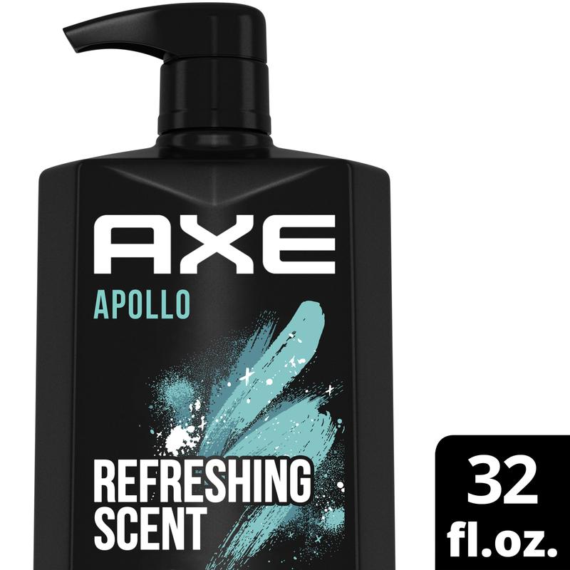 Axe Apollo Refreshing Daily Use Men's Body Wash, Sage and Cedarwood, 32 fl oz