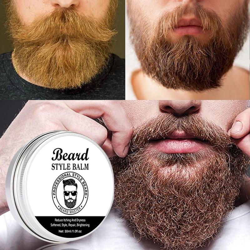 Beard Balm, Moisturizing Beard & Mustache Wax, Long Lasting Beard Styling Cream, Men's Hair Care Product for Daily